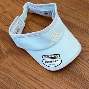 Adidas Women's Light Blue Reflective Sports Visor